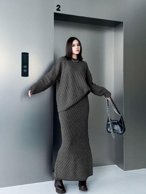 Diagonal Knit Texture Series